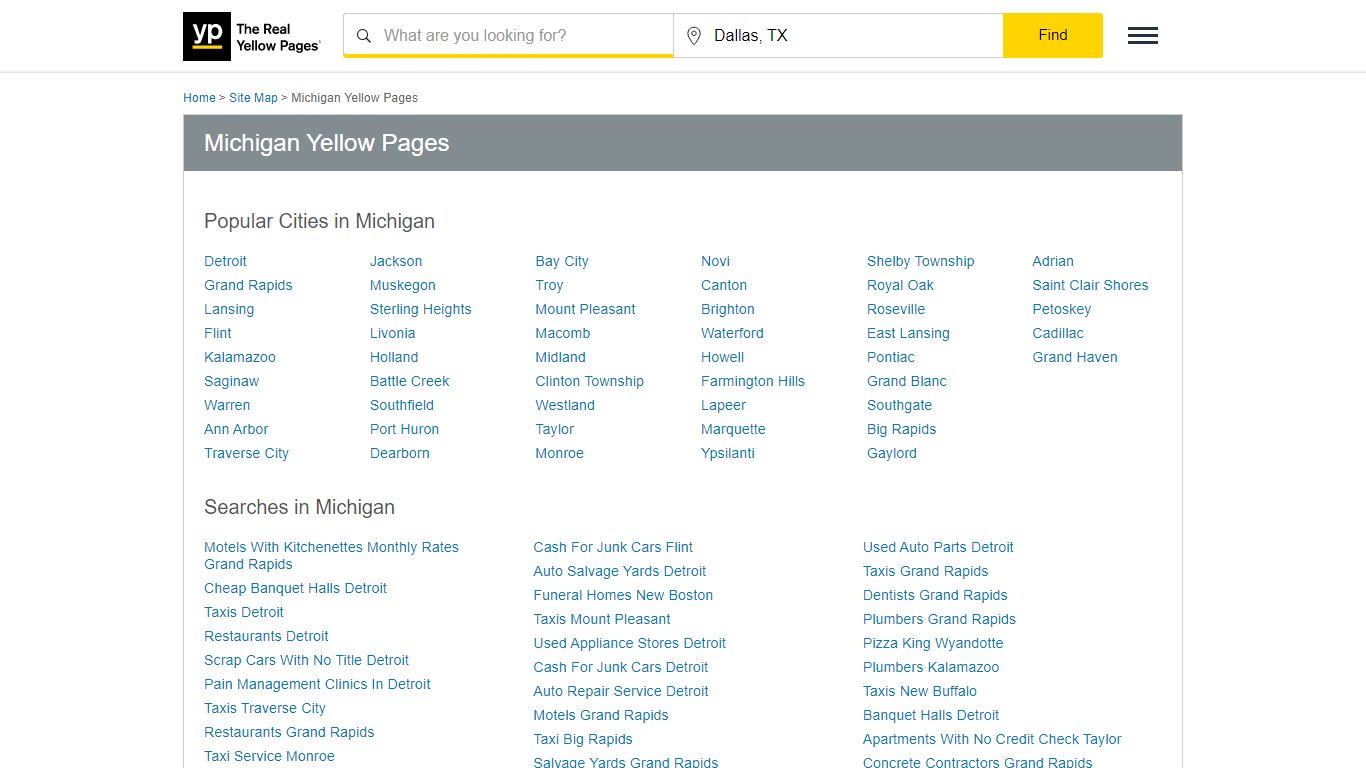 Michigan Yellow Pages - YP.com
